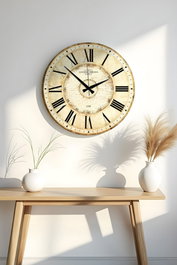 Wallity Reloj Decorativo de MDF Multicolor 50 x 50 cm